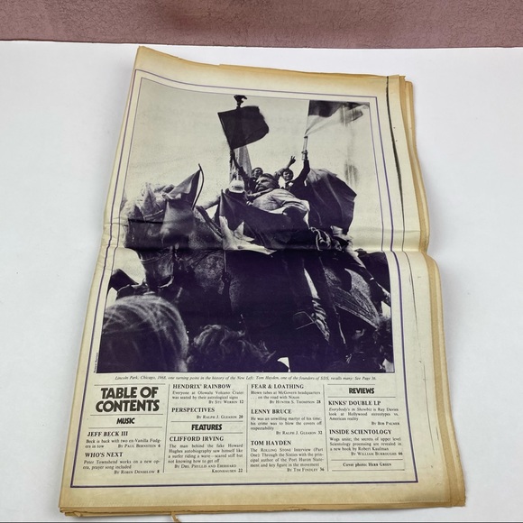 Vintage Rolling Stone Magazine Jeff Beck Lenny Bruce October 26, 1972 Music - Picture 4 of 5